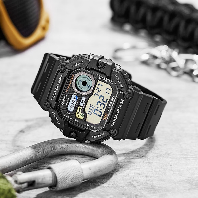 Vintage Digital Watch - Jam Tangan Digital Seri Casio WS-1700H,