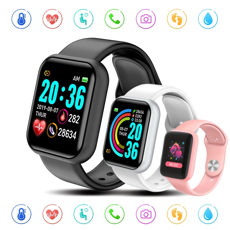 Smartwatch Health Watches - Jam tangan pintar olahraga Bluetooth, gelang