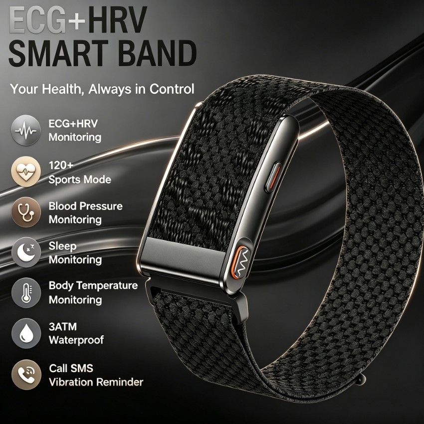 Smartwatch Health Watches - Gelang Pintar Perawatan Kesehatan ECG+HRV 2026