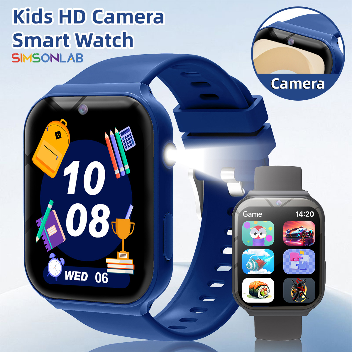 Smartwatch New Watches 2025 - Jam Tangan Pintar Anak HD Kamera