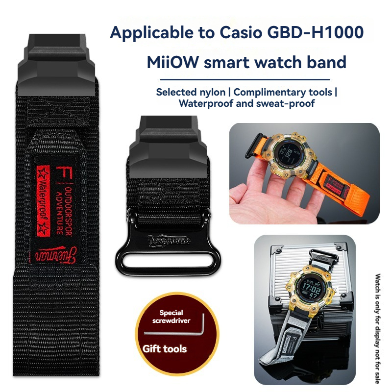 Casio Watches Smartwatch - Untuk CASIO G-SHOCK GBD-H1000 3475 Tali