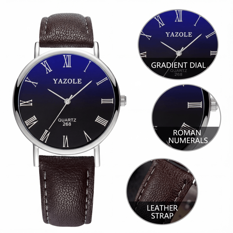 Smartwatch Slim Watches For Men - YAZOLE Jam Tangan Pria Jam Tangan