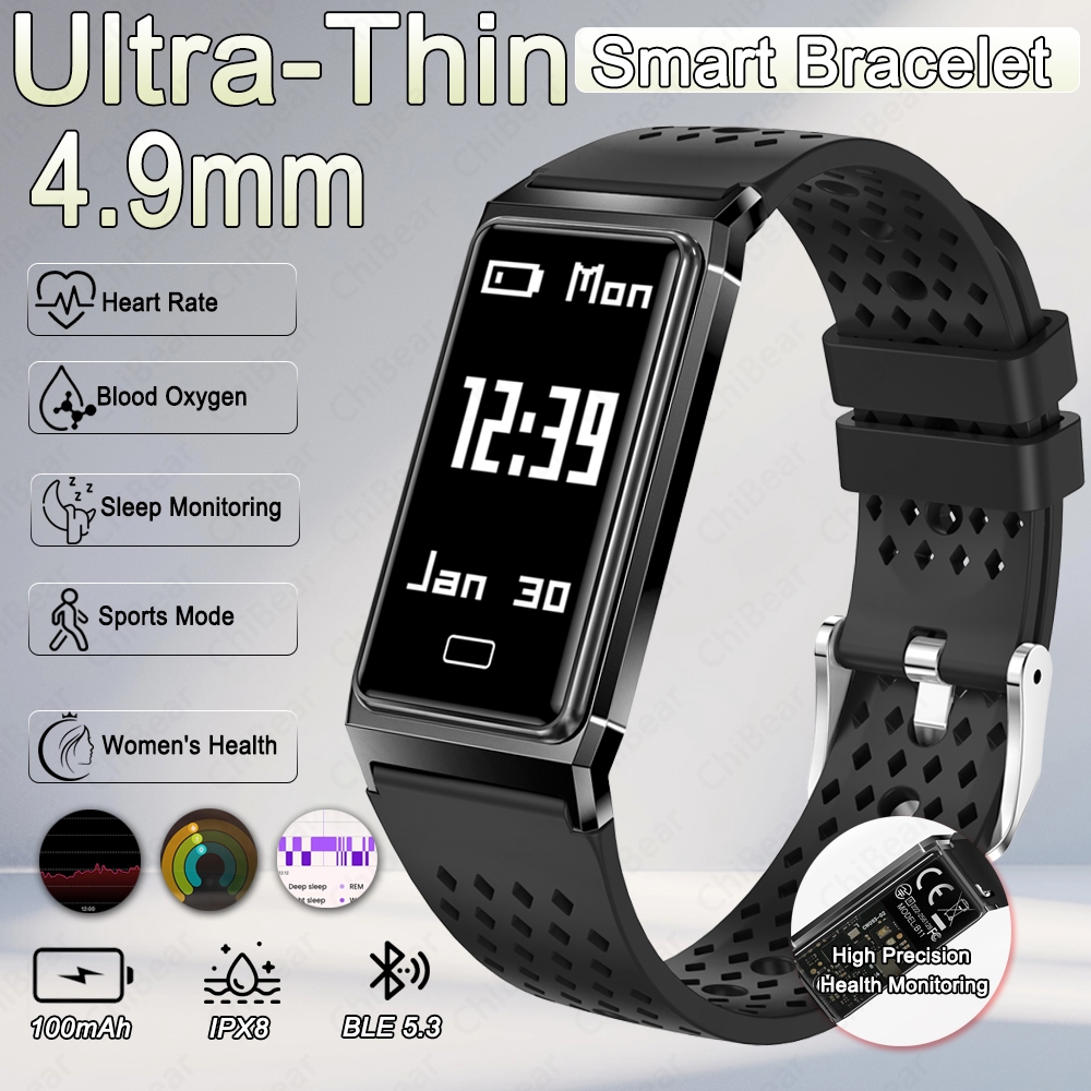 Smartwatch Slim Watches For Men - 2026New 4.9mm Jam Tangan Pintar Ultra-Tipis