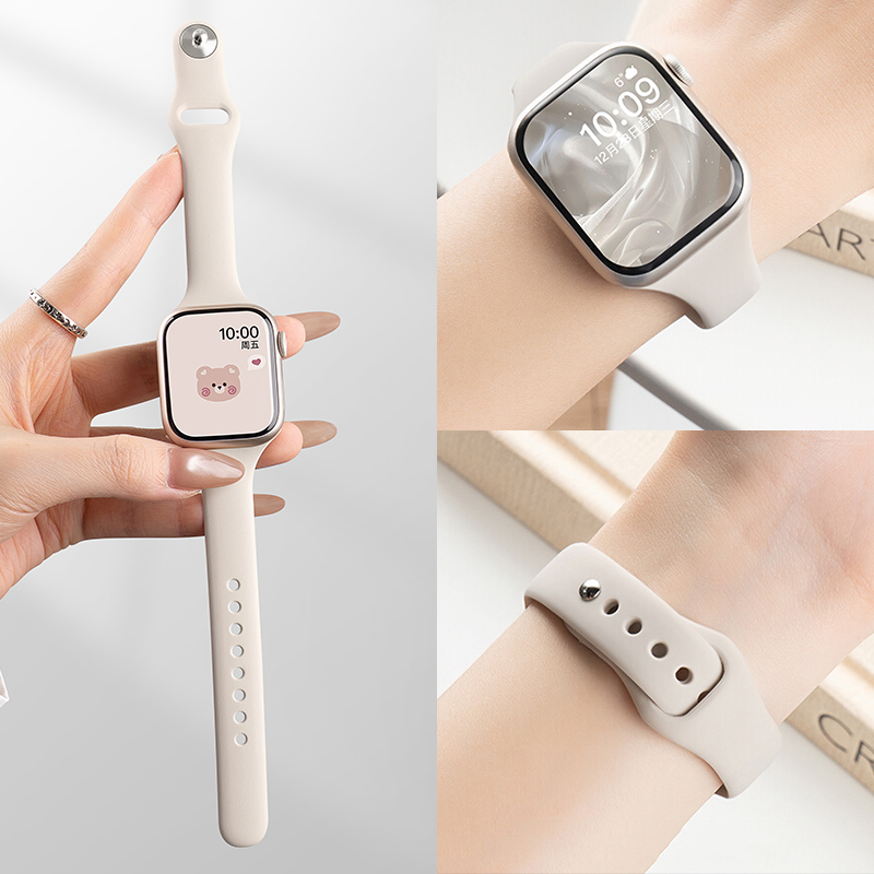 Smartwatch Slim Watches For Men - Tali Silikon Ramping untuk Tali Jam