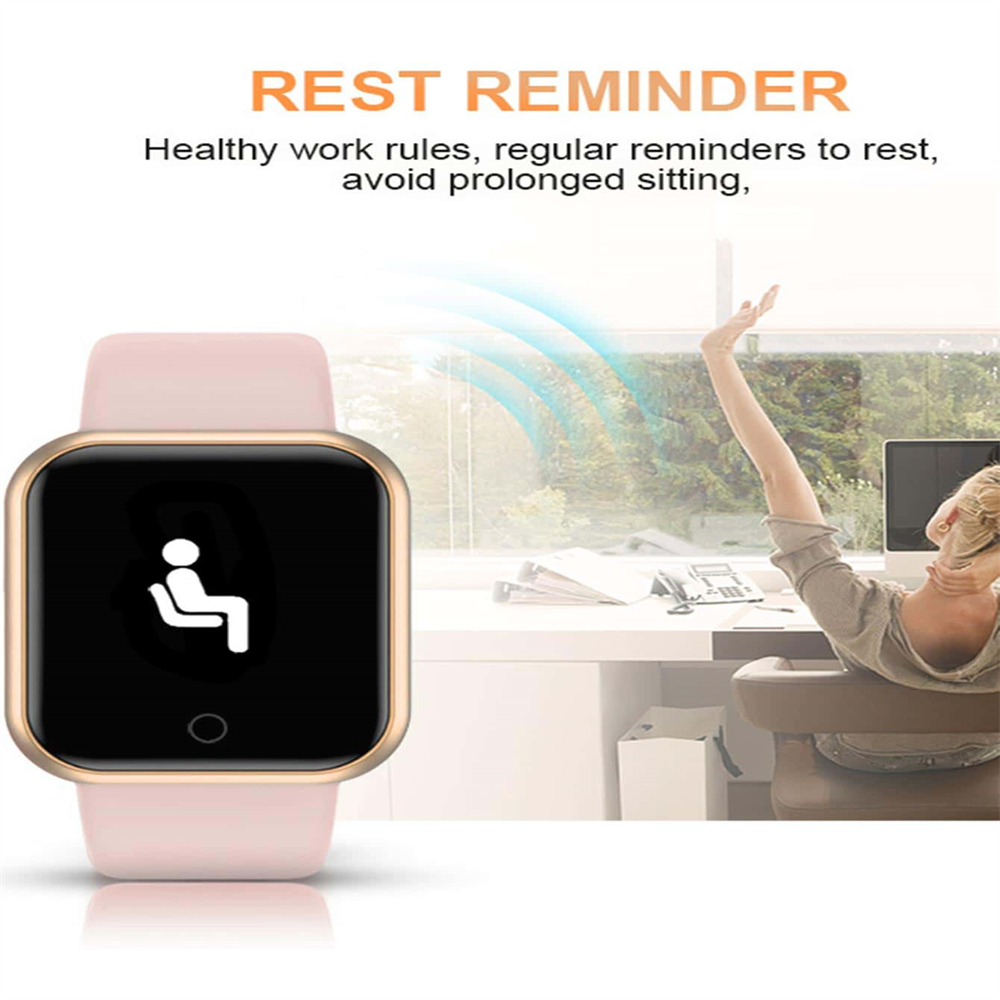 Jam tangan pintar olahraga Blu - Smartwatch Health Watches ulasan dan harga