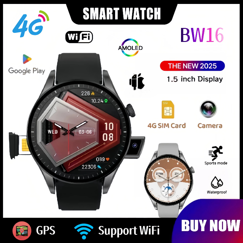 Smartwatch 4G Baru BW16: WiFi  - Smartwatch New Watches 2025 ulasan dan harga