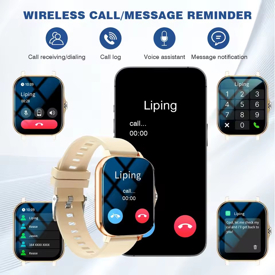 Jam Tangan Pintar Panggilan Bl - Smartwatch Health Watches ulasan dan harga