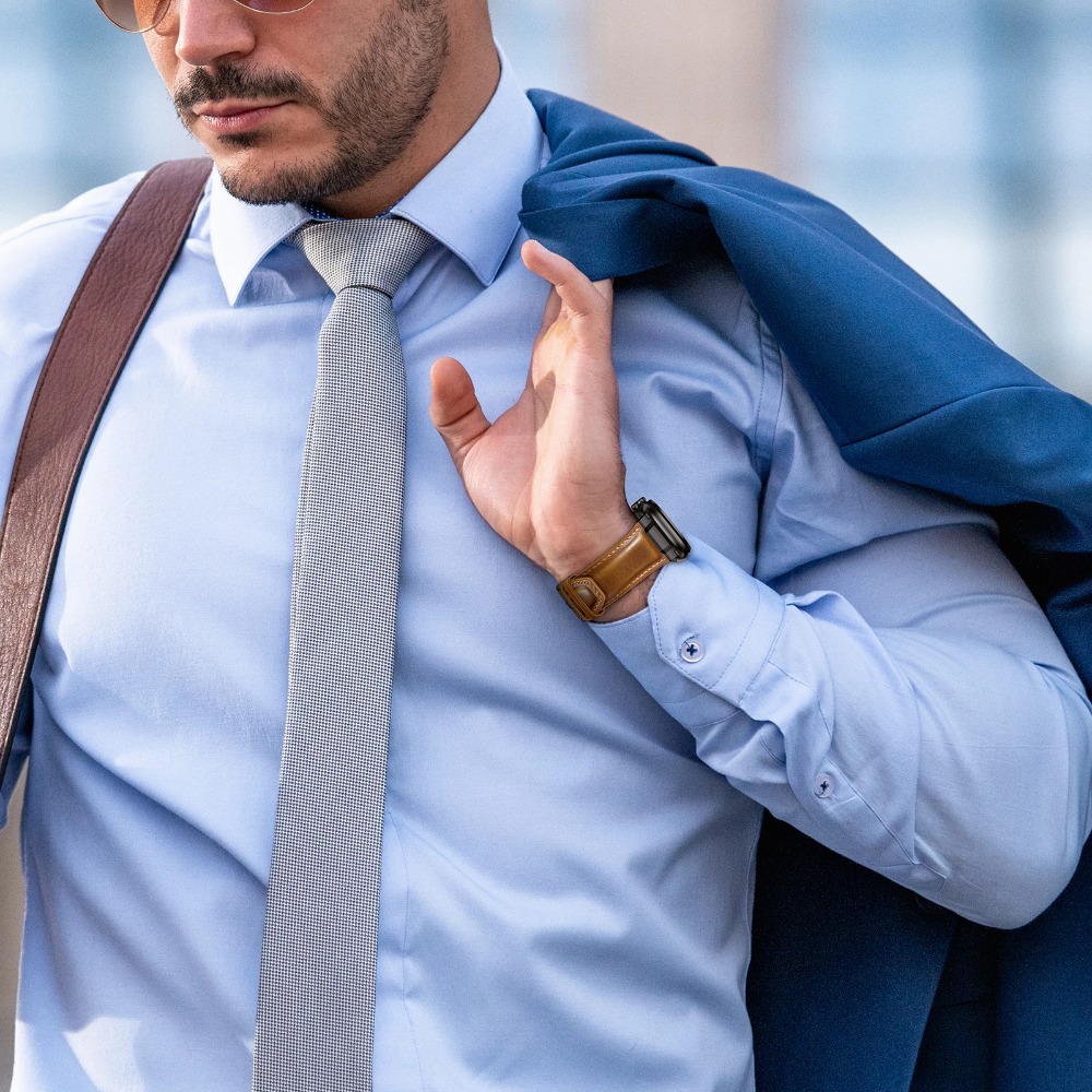Tali Kulit Business Armor Untu - Smartwatch Slim Watches For Men ulasan dan harga