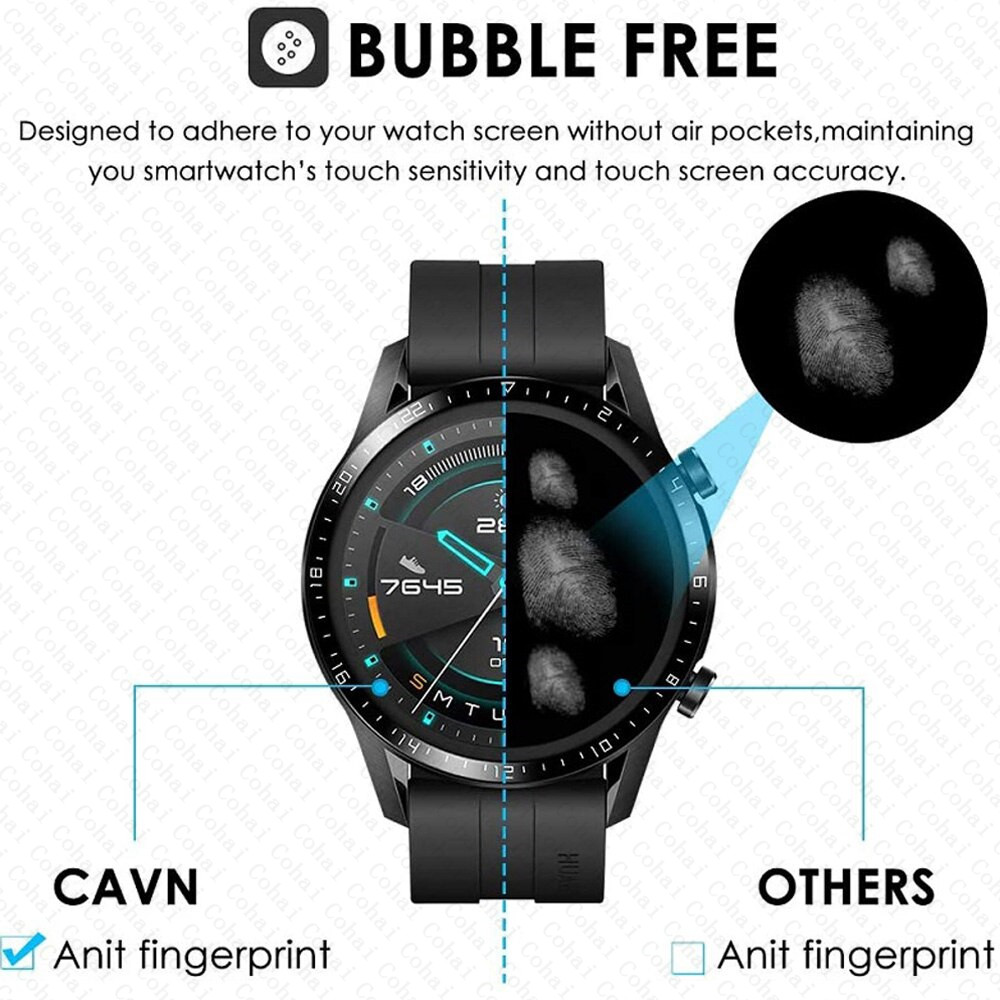 Kaca Tempered Tepi Melengkung  - Smartwatch Watch Huawei ulasan dan harga