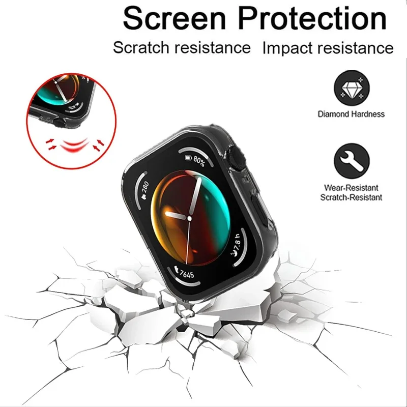 Casing PC + Kaca Antigores unt - Smartwatch Watch Huawei ulasan dan harga