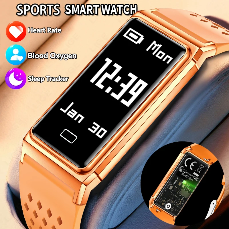 LIGE Gelang Pintar Ultra-Tipis - Smartwatch Slim Watches For Men ulasan dan harga