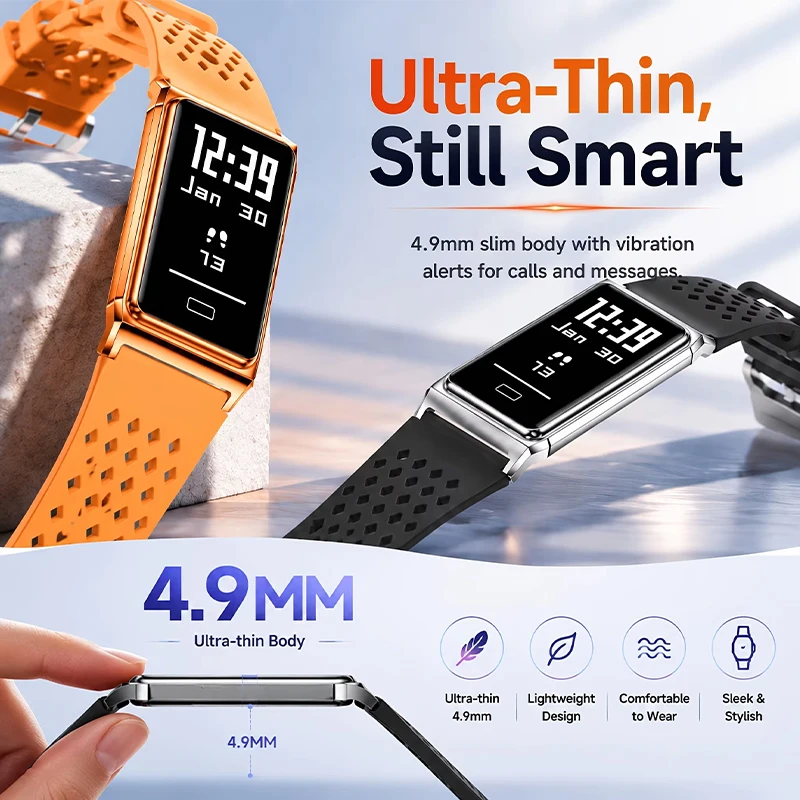 LIGE Gelang Pintar Ultra-Tipis - Smartwatch Slim Watches For Men ulasan dan harga