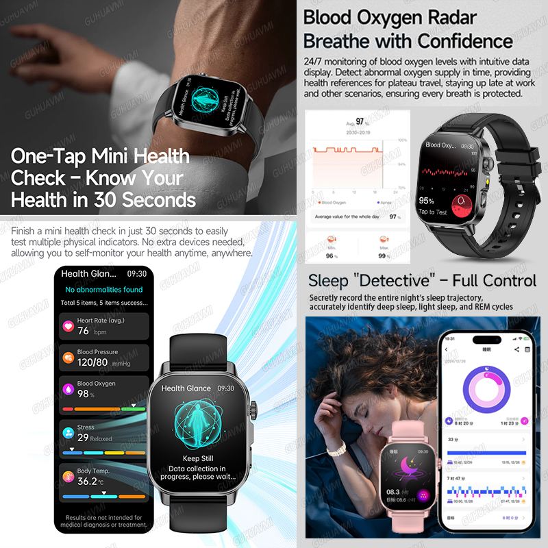 Jam Tangan Pintar Kesehatan Ba - Smartwatch Health Watches ulasan dan harga