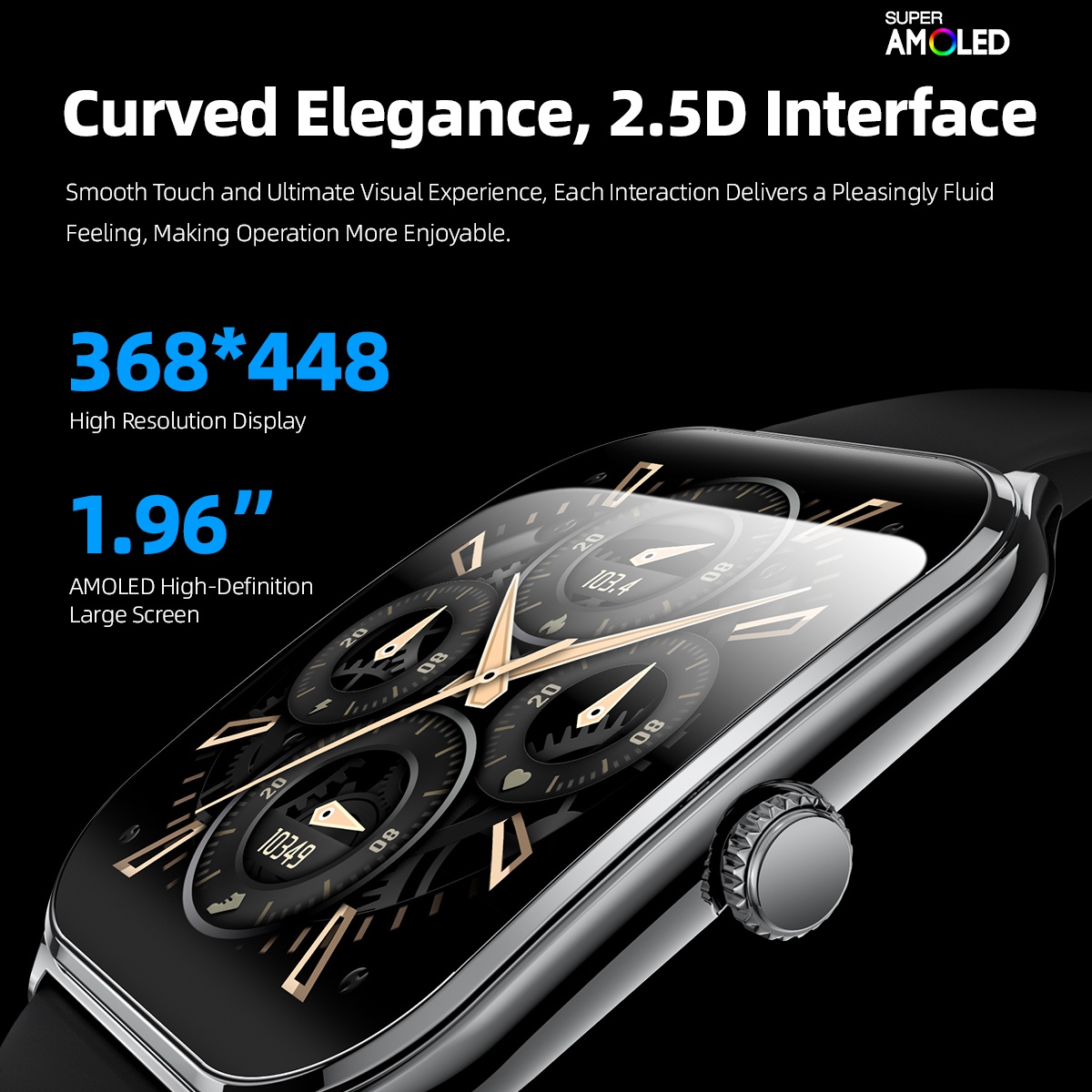 Jam Tangan Pintar Amoled Ultra - Smartwatch Slim Watches For Men ulasan dan harga