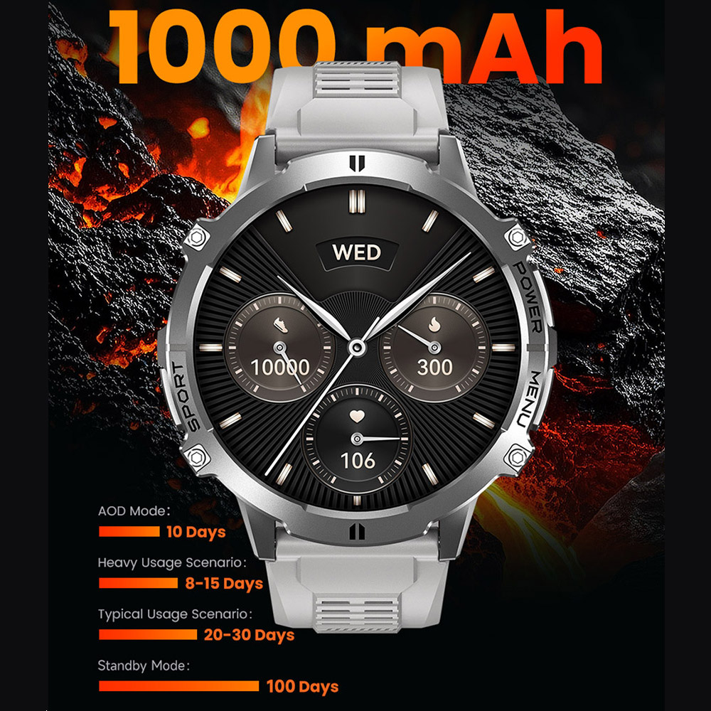 Jam Tangan Pintar Pria Militer - Smartwatch New Watches 2025 ulasan dan harga