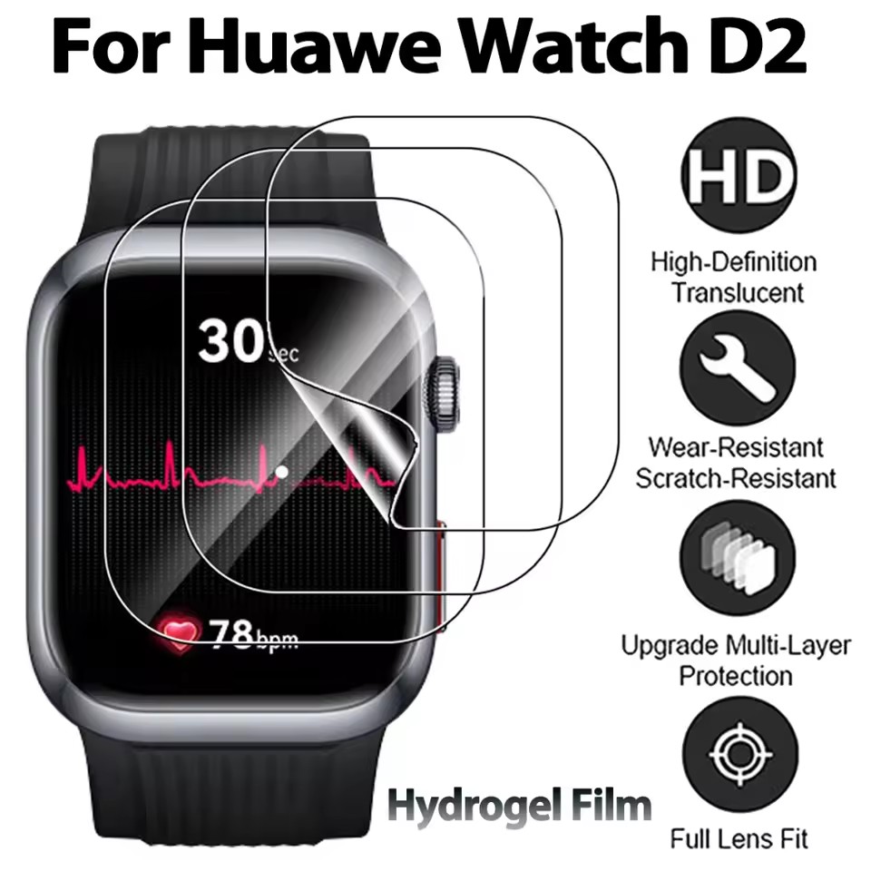 3 Buah Film Hidrogel TPU untuk - Smartwatch Watch Huawei ulasan dan harga