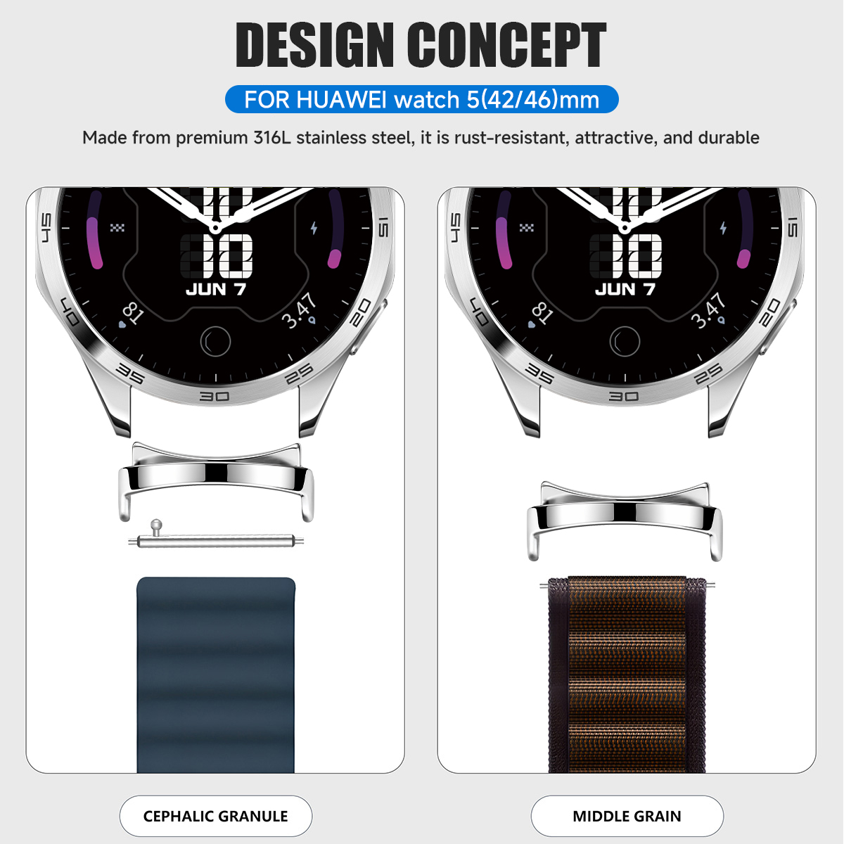 2 Buah Adaptor untuk Jam Tanga - Smartwatch Watch Huawei ulasan dan harga
