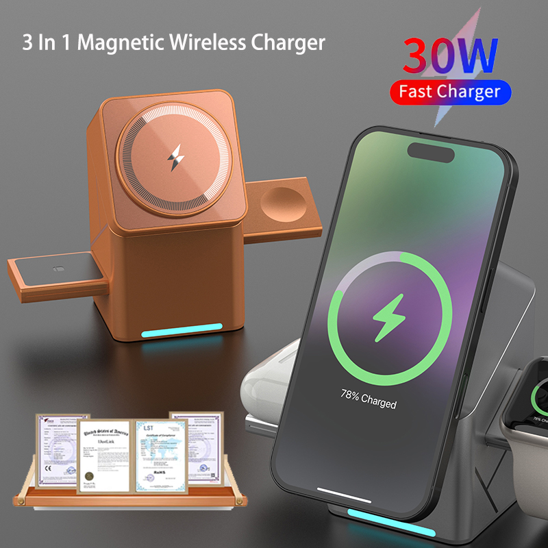 15W 3 in 1 Pengisi Daya Nirkab - Smartwatch Watch Huawei ulasan dan harga